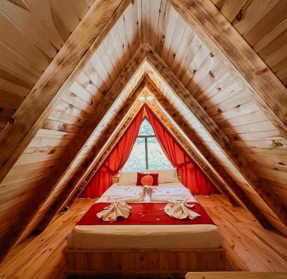 标准间带露台, Serinle Bungalow