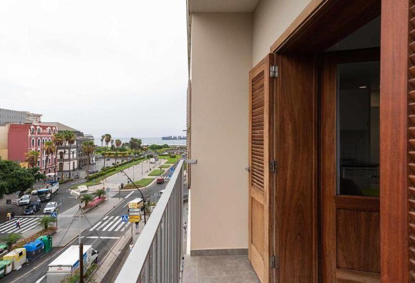 דירה בת חדר שינה 1 עם מרפסת, Vegueta Rooftop Suites By Airnest
