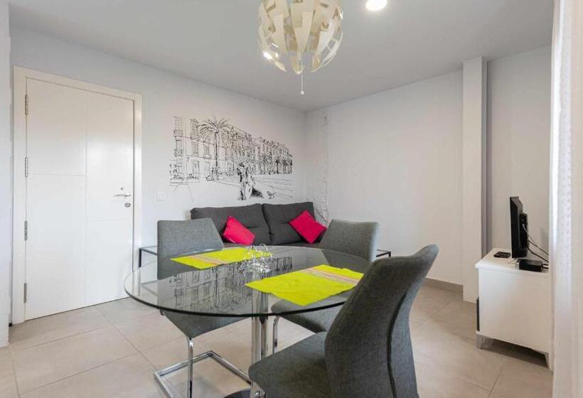 Апартаменты 1 Спальня с Балконом, Vegueta Rooftop Suites By Airnest