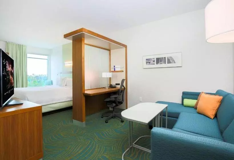 キングサイズベッドのスイートルーム, Springhill Suites By Marriott San Jose Airport