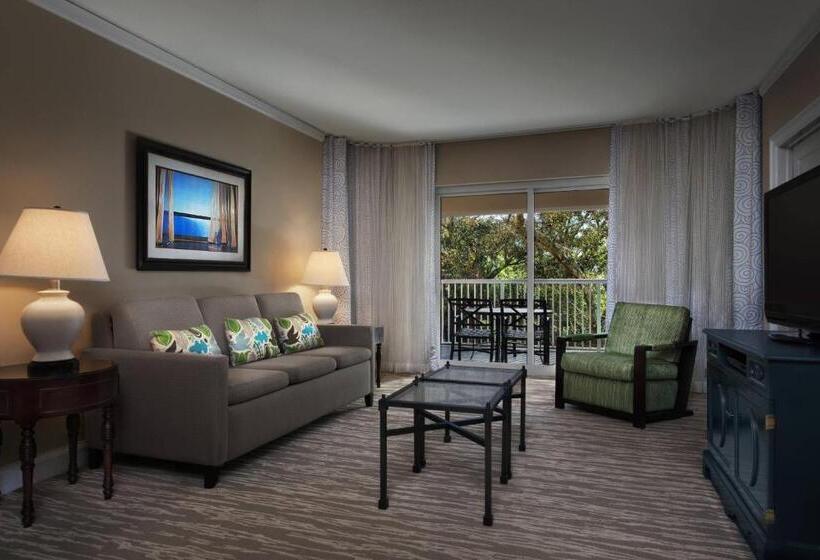 Вилла 2 Спальни Вид на Сад, Marriott's OceanWatch Villas at Grande Dunes