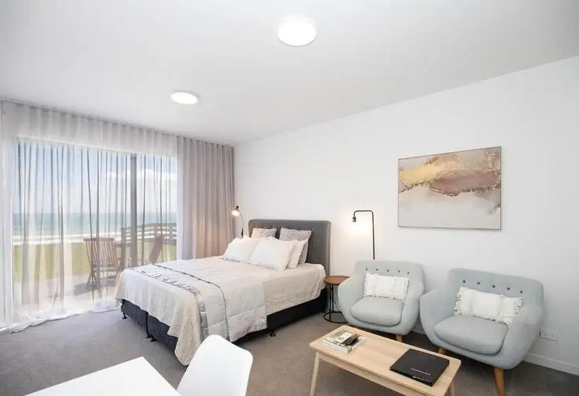 オーシャンビュースタンダードルーム, Views Over Tasman, New Luxury Boutique Studio Overlooking The Tasman Sea
