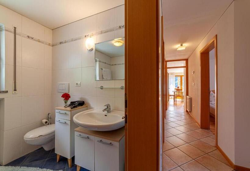 דירה בת חדר שינה 1 עם מרפסת, Pension Sonnegg