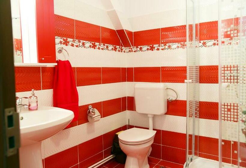 اتاق استاندارد سه تخته با چشم‌انداز باغ, Casa Doboş
