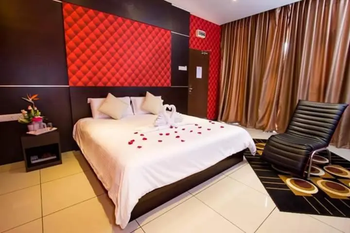 キングサイズベッドのデラックスルーム, Remember Hotel Bukit Gambir