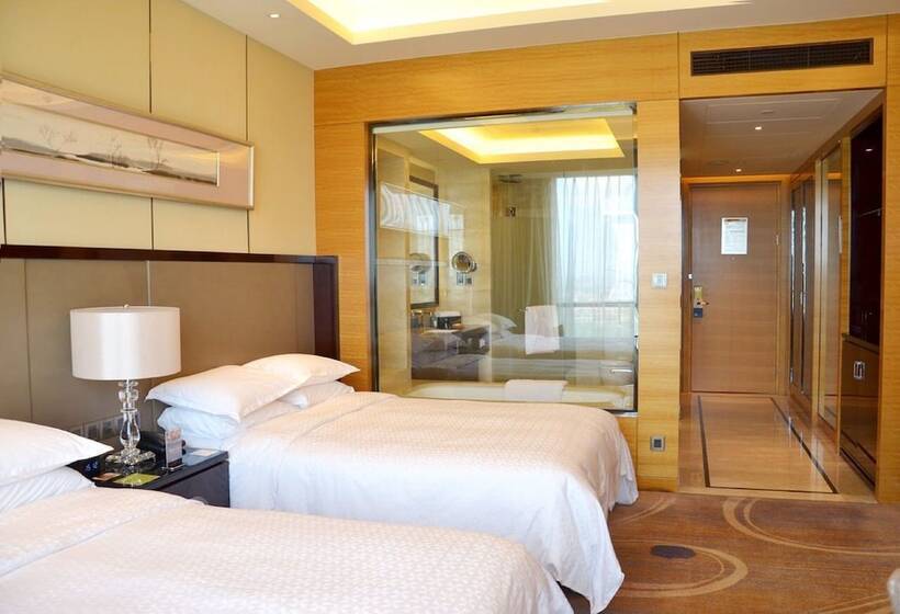 带花园的豪华房间, Four Points By Sheraton Langfang, Gu An