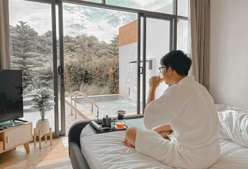 ‫فيلا غرفة نوم واحدة, The X10 Nordic Tent And Glamping Pool Villa Khaoyai เขาใหญ่   Sha Certified