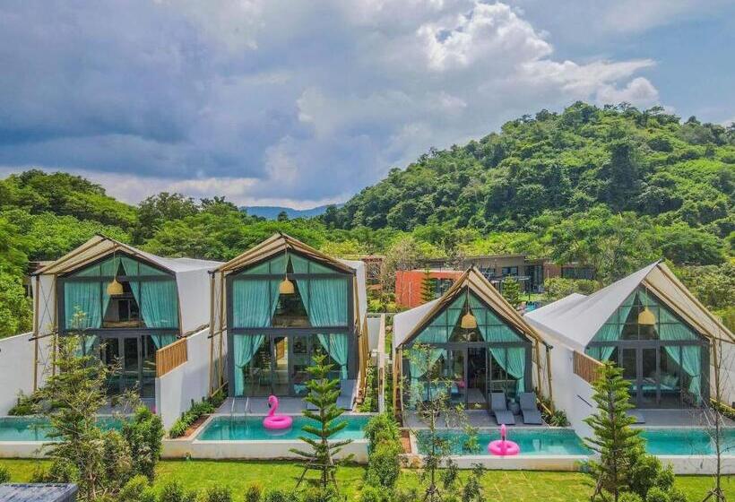 Вилла Deluxe 1 Спальня, The X10 Nordic Tent And Glamping Pool Villa Khaoyai เขาใหญ่   Sha Certified