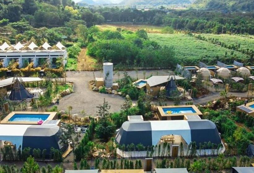 Вилла с 1 спальней и бассейном, The X10 Nordic Tent And Glamping Pool Villa Khaoyai เขาใหญ่   Sha Certified