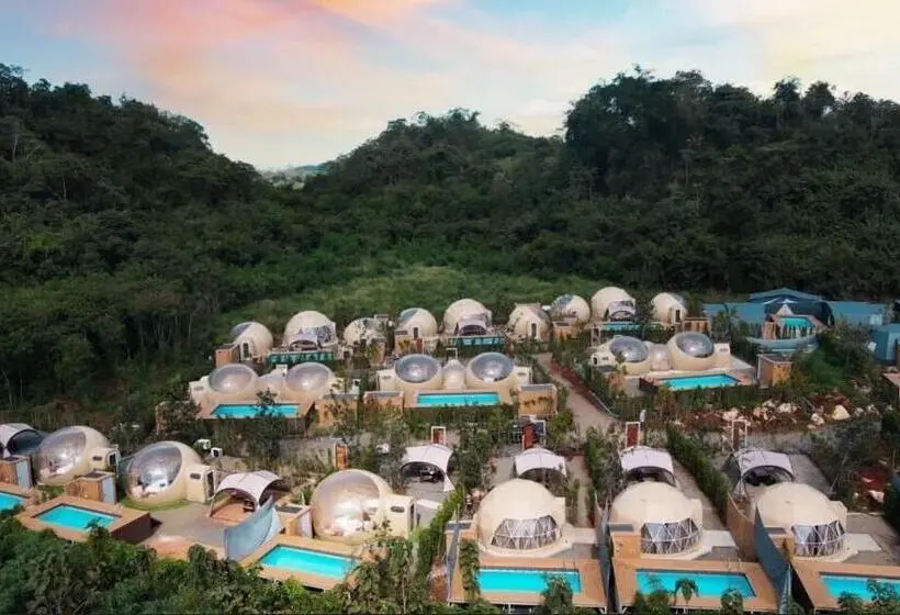 デラックスの４人部屋, The X10 Nordic Tent And Glamping Pool Villa Khaoyai เขาใหญ่   Sha Certified