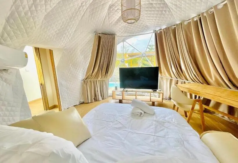 ツーベッドルーム　ヴィラ, The X10 Nordic Tent And Glamping Pool Villa Khaoyai เขาใหญ่   Sha Certified