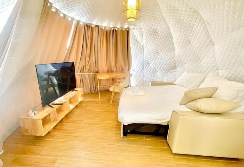 فيلا غرفتين نوم, The X10 Nordic Tent And Glamping Pool Villa Khaoyai เขาใหญ่   Sha Certified
