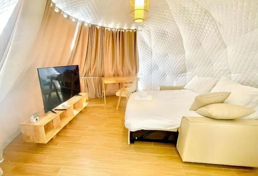 ツーベッドルーム　ヴィラ, The X10 Nordic Tent And Glamping Pool Villa Khaoyai เขาใหญ่   Sha Certified