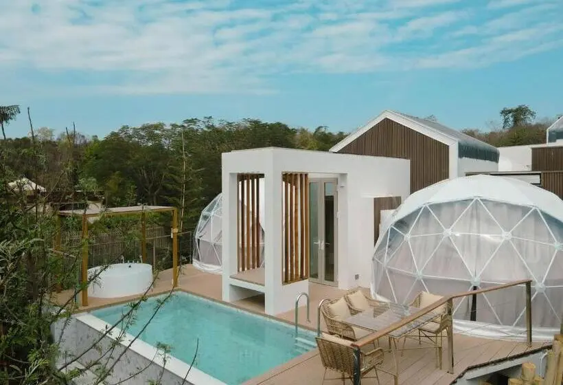 ツーベッドルーム　ヴィラ, The X10 Nordic Tent And Glamping Pool Villa Khaoyai เขาใหญ่   Sha Certified