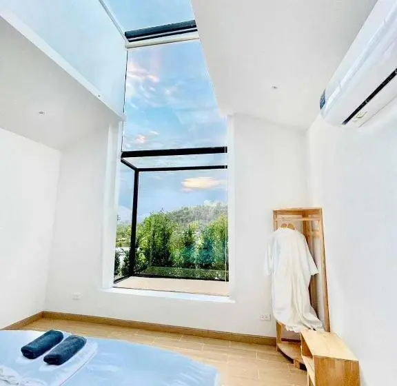 スリーベッドルーム　ヴィラ, The X10 Nordic Tent And Glamping Pool Villa Khaoyai เขาใหญ่   Sha Certified