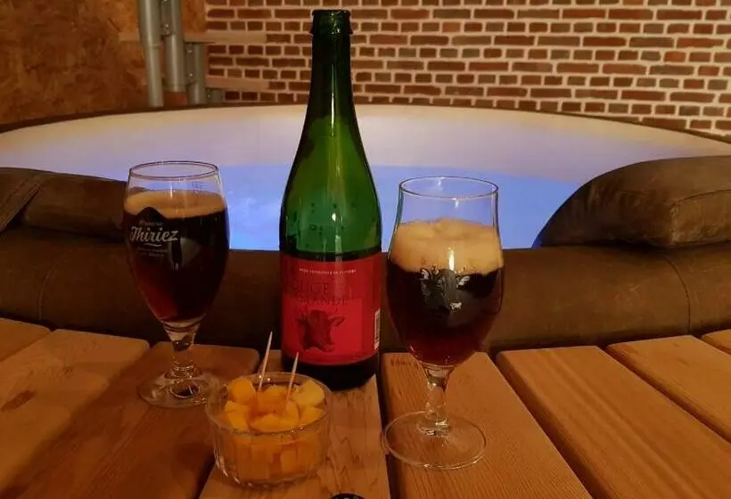 デラックスルーム, Au Soleil Vert   Chambre De Charme Avec Spa Et Sauna Privés