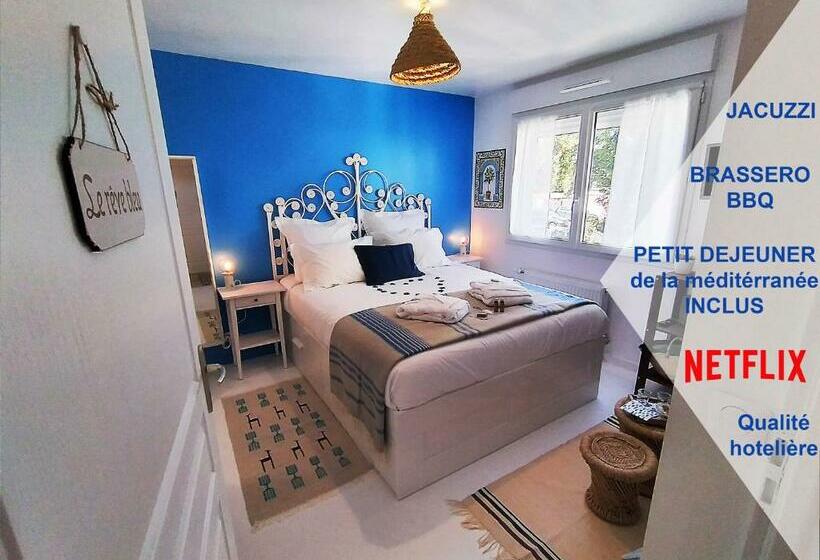Люкс с гидромассажем, Dream Of Mediterranean House, Jacuzzi, Bbq, Délices Ensoleillés