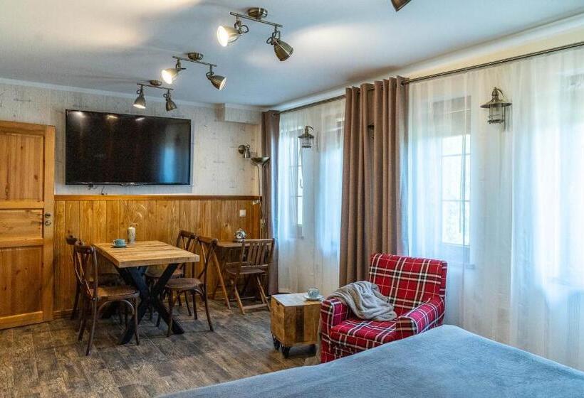 דירת חדר עם טרסה, Ostoja Dwa Jeziora