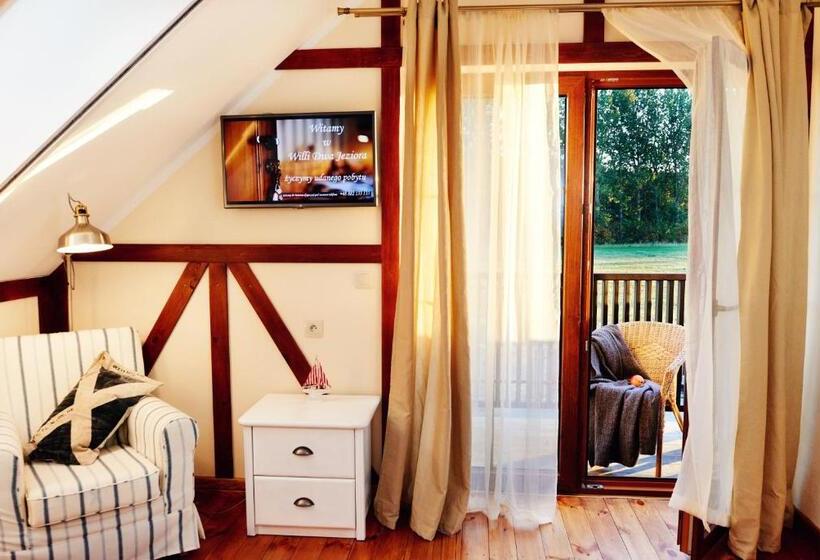 חדר לארבעה סטנדרטי עם מרפסת, Ostoja Dwa Jeziora