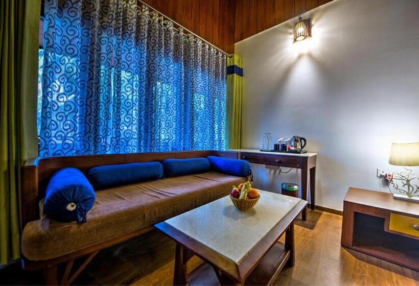 オーシャンビューデラックスルームバルコニー付き, Silver Sand Beach Resort Havelock