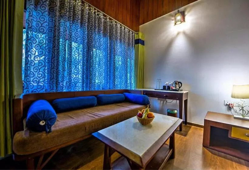 オーシャンビューデラックスルームバルコニー付き, Silver Sand Beach Resort Havelock