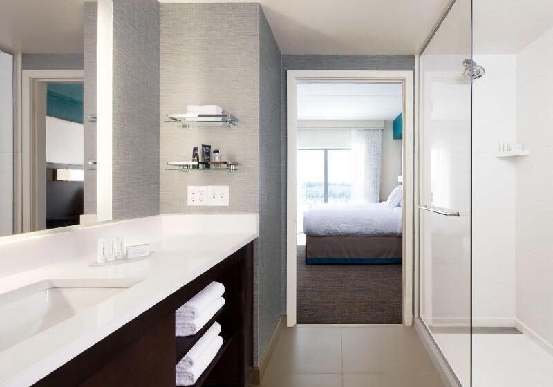 מיטת קינג בסוויטה, Residence Inn By Marriott Los Angeles Lax/century Boulevard