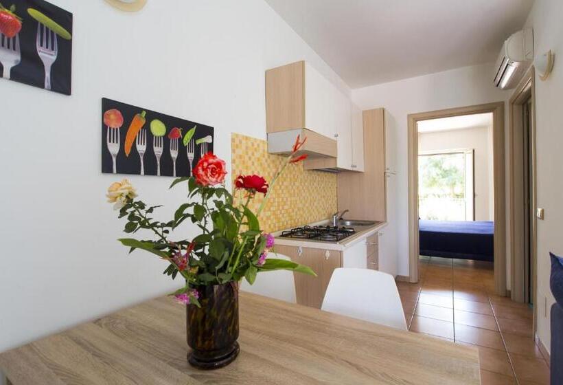 침실 1개 바다 전망 아파트, Pietre Bianche