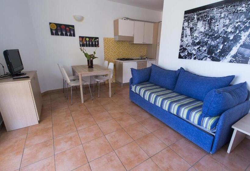 침실 1개 바다 전망 아파트, Pietre Bianche