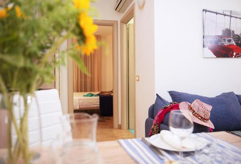 침실 1개 바다 전망 아파트, Pietre Bianche