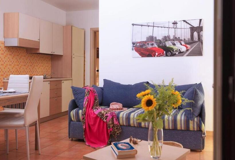 침실 1개 바다 전망 아파트, Pietre Bianche