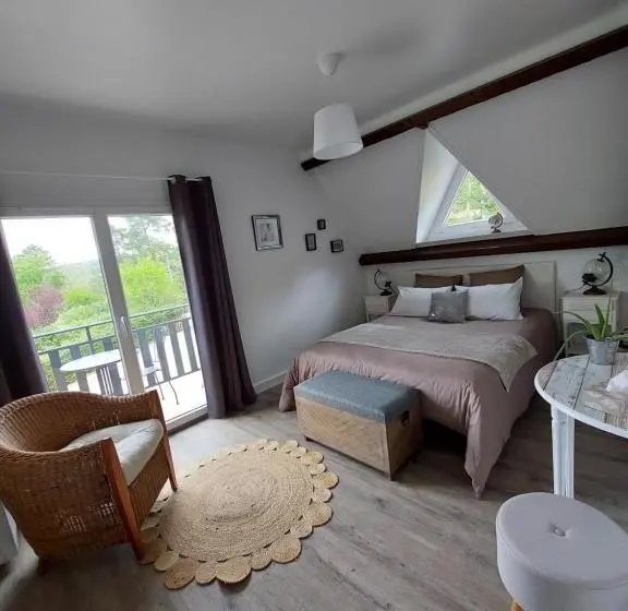 バルコニー付きスタンダードルーム, Chambres D Hotes Le Relais Globe Trotteur