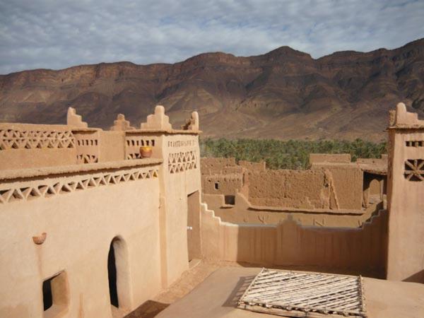 غرفة قياسية مطلة على الجبل, Kasbah Timidarte