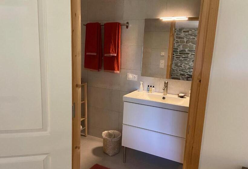 חדר סטנדרט נוף לגינה, Domaine De Kerdavid Chambres D Hôtes à Remungol