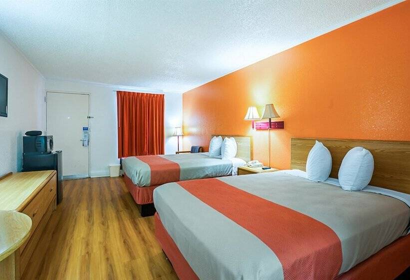 חדר סטנדרט שתי מיטות זוגיות, Motel 6 Perry, Ga