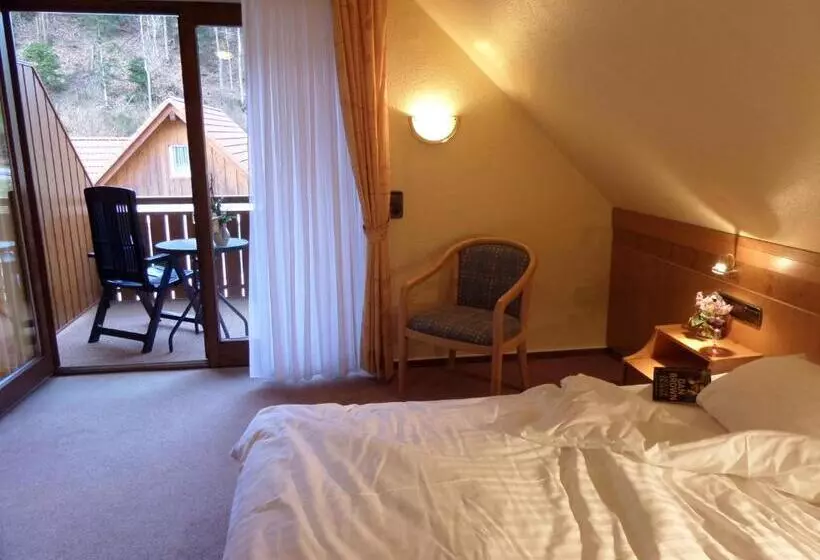 اتاق استاندارد با بالکن, Gasthof Blume