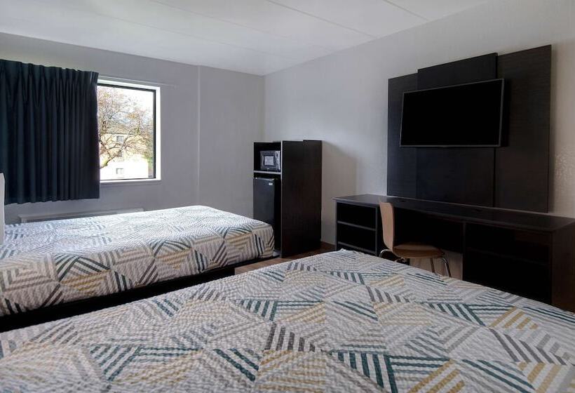 חדר סטנדרט שתי מיטות זוגיות, Motel 6merrillville, In