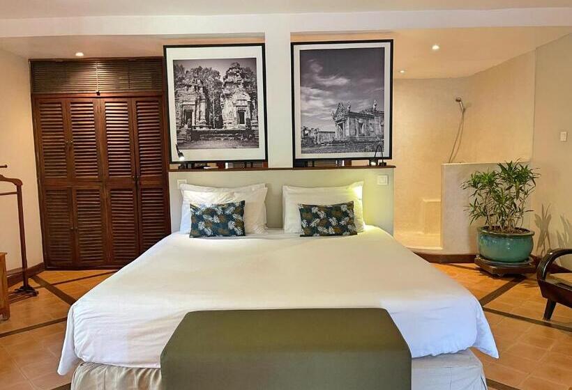 اتاق لوکس با چشمانداز استخر, La Palmeraie D'angkor