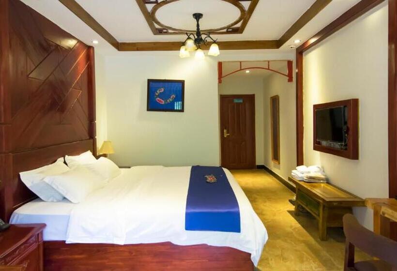 غرفة قياسية سرير كينج, Fenghuang Tujia Ethnic Minority River View