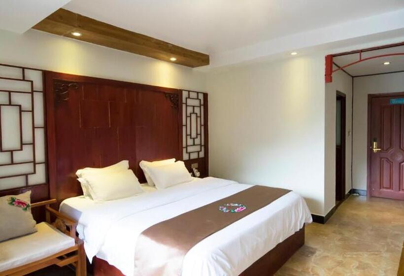 غرفة قياسية سرير كينج, Fenghuang Tujia Ethnic Minority River View