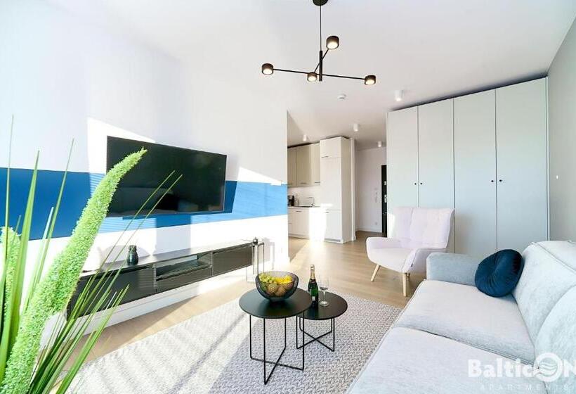 带1个卧室带泳池的公寓, Faro Apartamenty Polanki Aqua