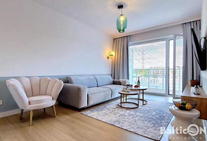 带1个卧室的公寓, Faro Apartamenty Polanki Aqua