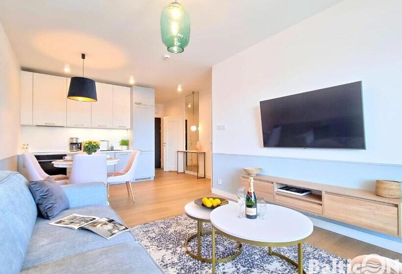 带1个卧室的公寓, Faro Apartamenty Polanki Aqua