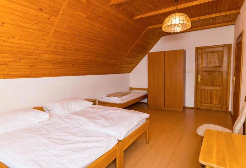 带阳台的三人标准间, Wypoczynek Na Kaszubach Przy Jeziorach I Lasach