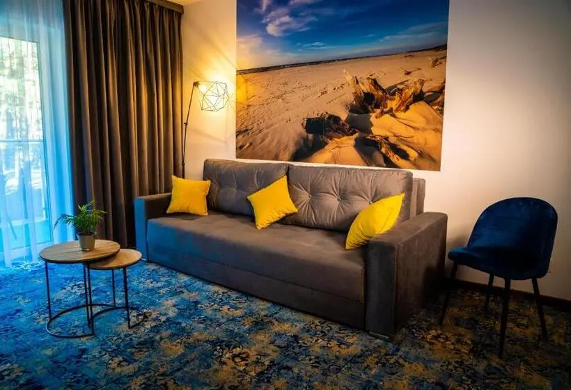 １ベッドルームのデラックスアパートメント, Plaża Resort Łeba