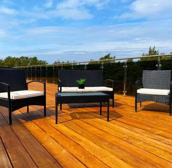テラス付き１ベッドルームアパートメント, Plaża Resort Łeba