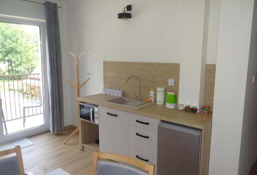 آپارتمان 1 خوابه با تراس, 4family Resortspa