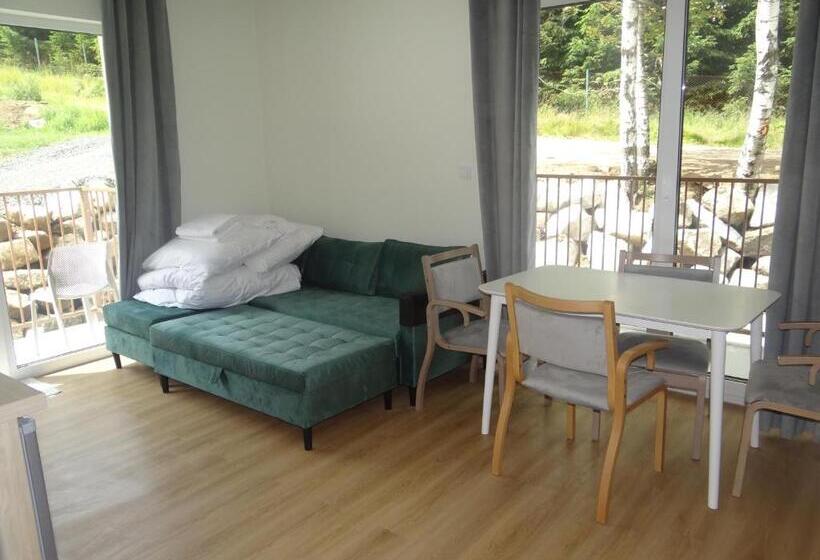 آپارتمان 1 خوابه با تراس, 4family Resortspa