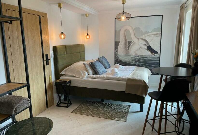 חדר דלוקס עם מרפסת, Nova Apartamenty Rewa