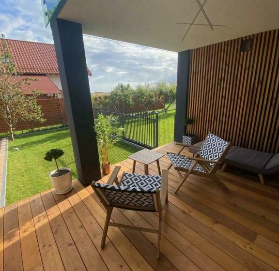 חדר סטנדרט נוף לגינה, Nova Apartamenty Rewa