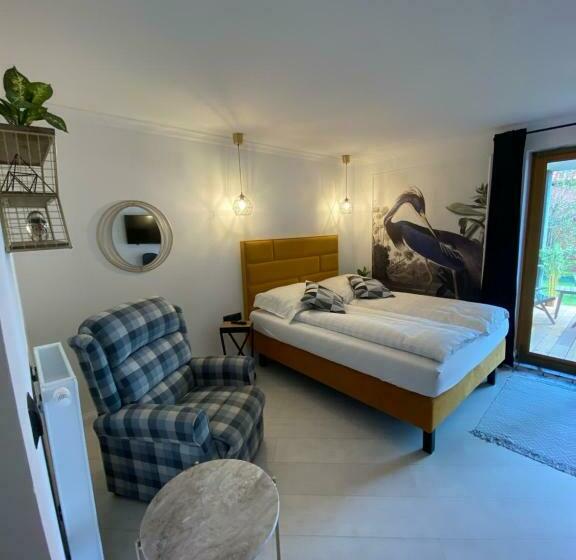 חדר סטנדרט נוף לגינה, Nova Apartamenty Rewa